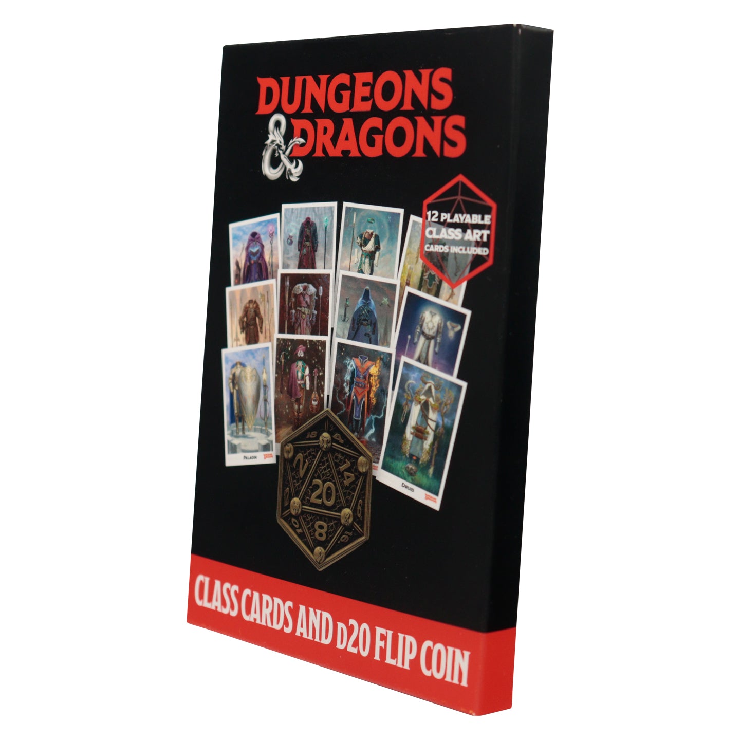 Dungeons & Dragons Class Cards and D20 Flip Coin