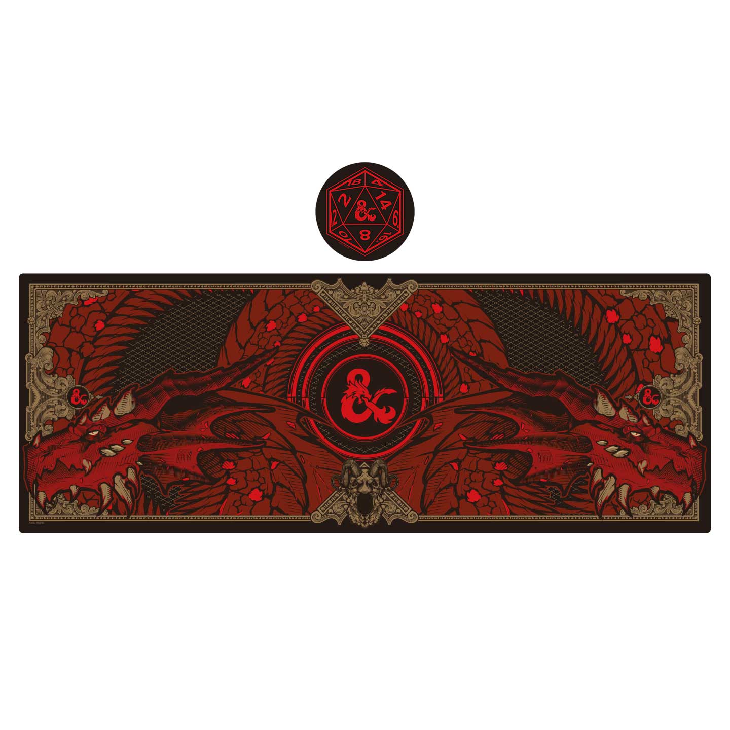 Dungeons & Dragons Desk Pad and Coaster Set