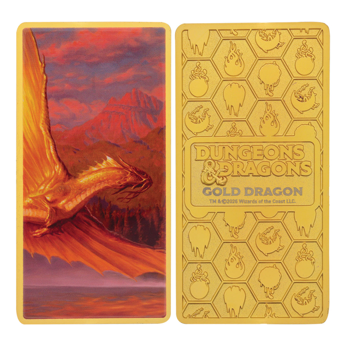 Dungeons & Dragons – Metallic Dragons Set of Five Ingots