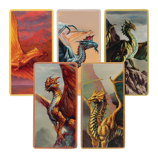 Dungeons & Dragons – Metallic Dragons Set of Five Ingots