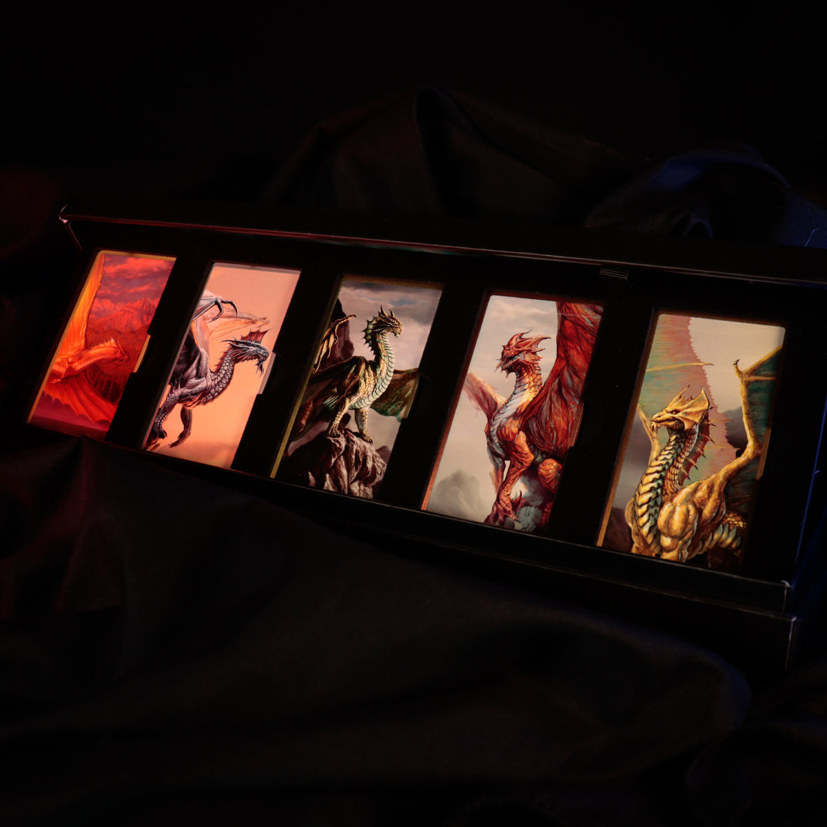 Dungeons & Dragons – Metallic Dragons Set of Five Ingots