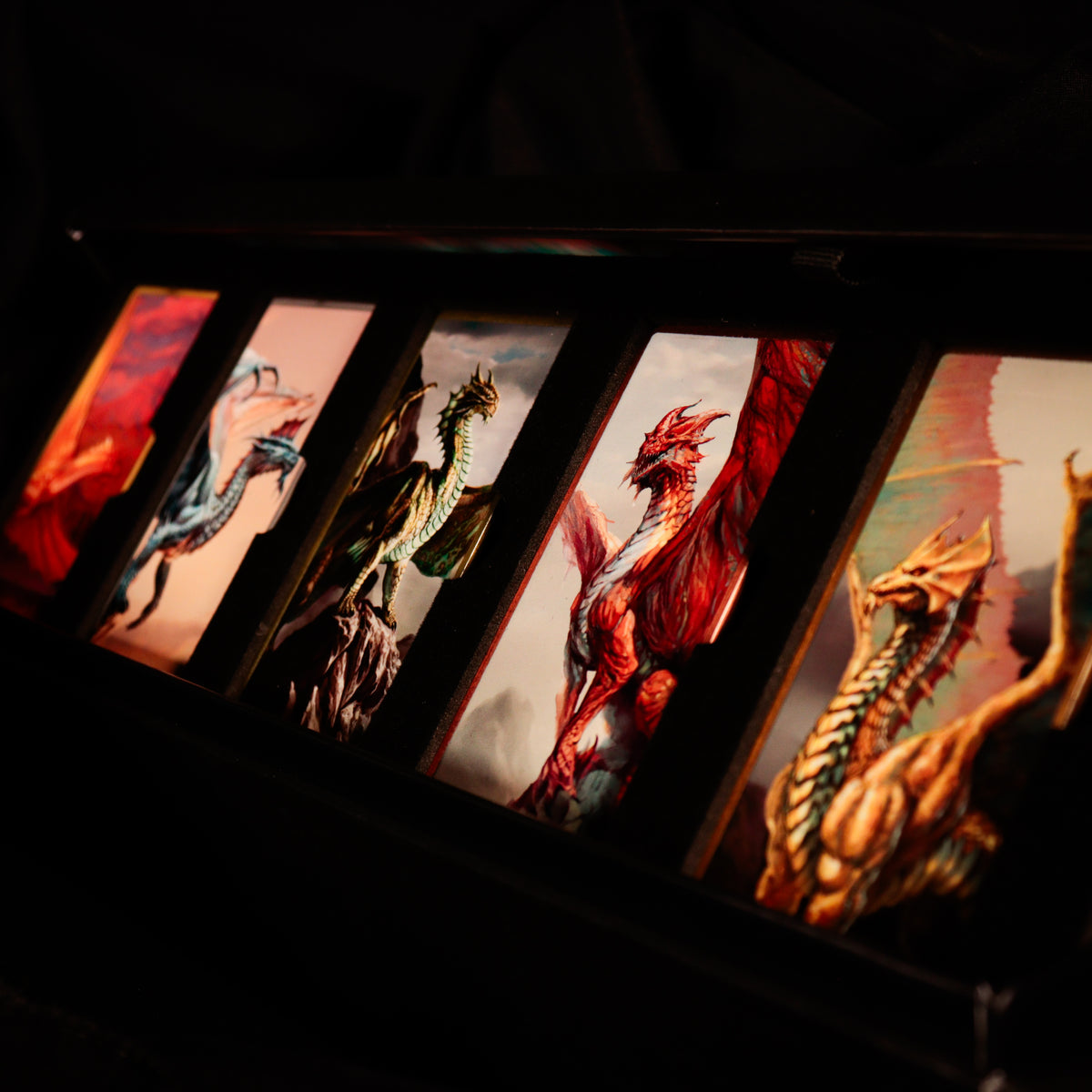 Dungeons & Dragons – Metallic Dragons Set of Five Ingots