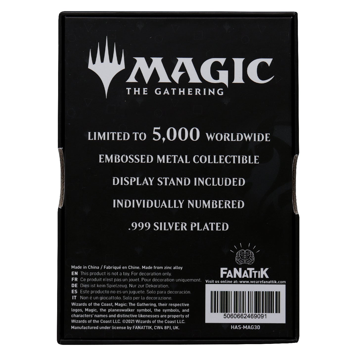 Magic the Gathering Limited Edition .999 Silver Plated Ajani Goldmane Ingot