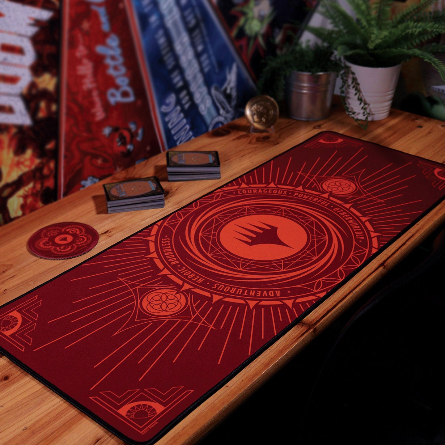 Magic the Gathering Desk Pad and Coaster Set