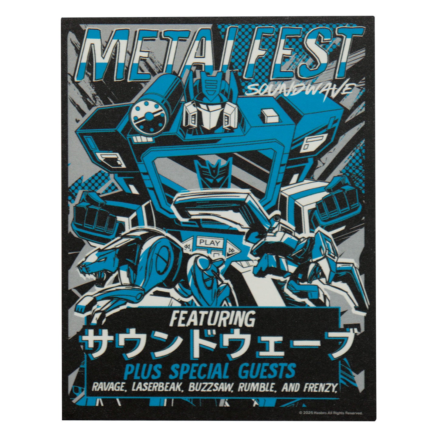 Transformers Limited Edition Soundwave/Buzzsaw Cassette Tape Replica