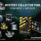 Jurassic Park & Jurassic World Mystery Pin Badge CDU Containing 12 Blind Boxes