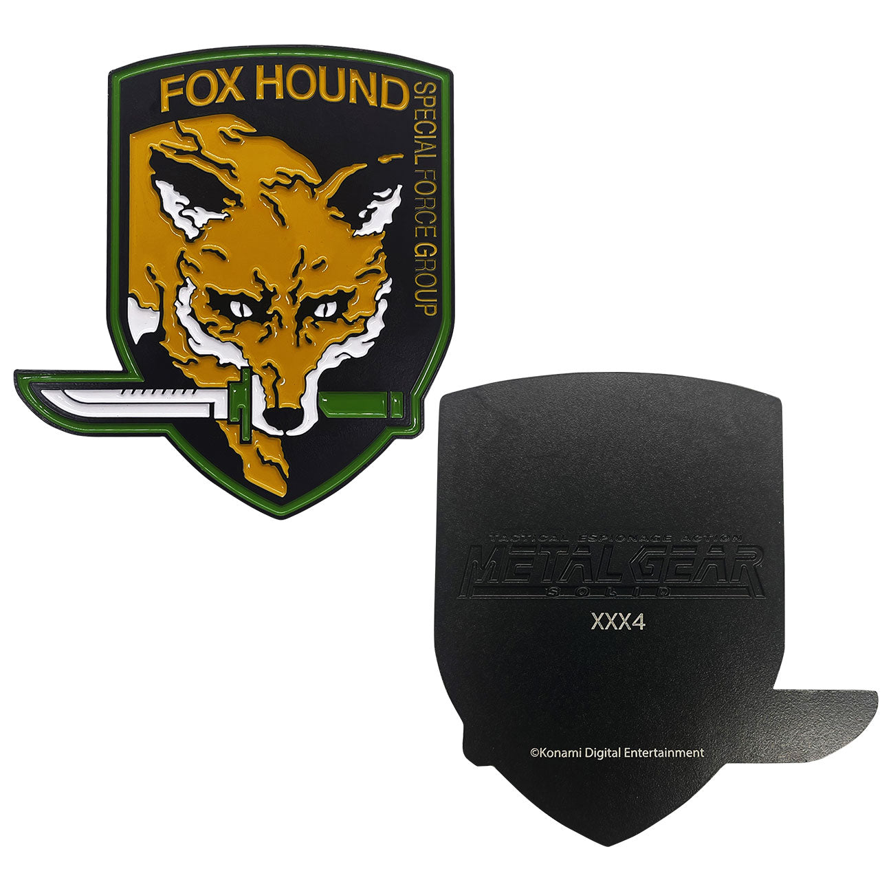 metal gear solid 3 foxhound Metal Gear Solid FOXHOUND Insignia Limited Edition Ingot – Fanattik Trade