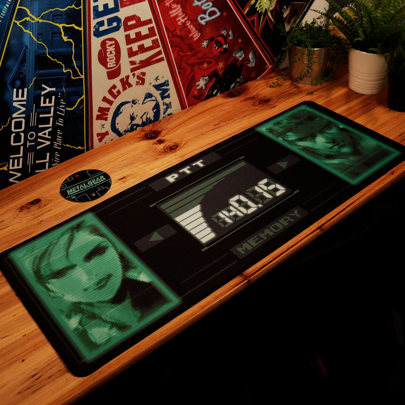 Metal Gear Solid XL Desk Pad & Coaster Set