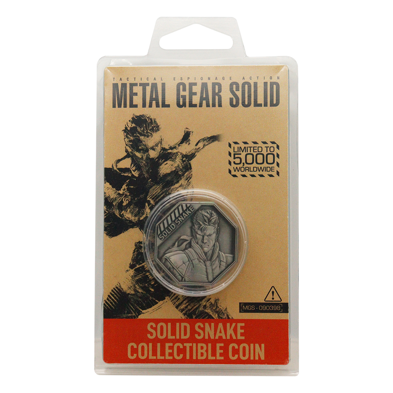 Metal Gear Solid Limited Edition 'Solid Snake' Collectible Coin