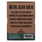 Metal Gear Solid 2 - 24k Gold Plated Raiden Ingot