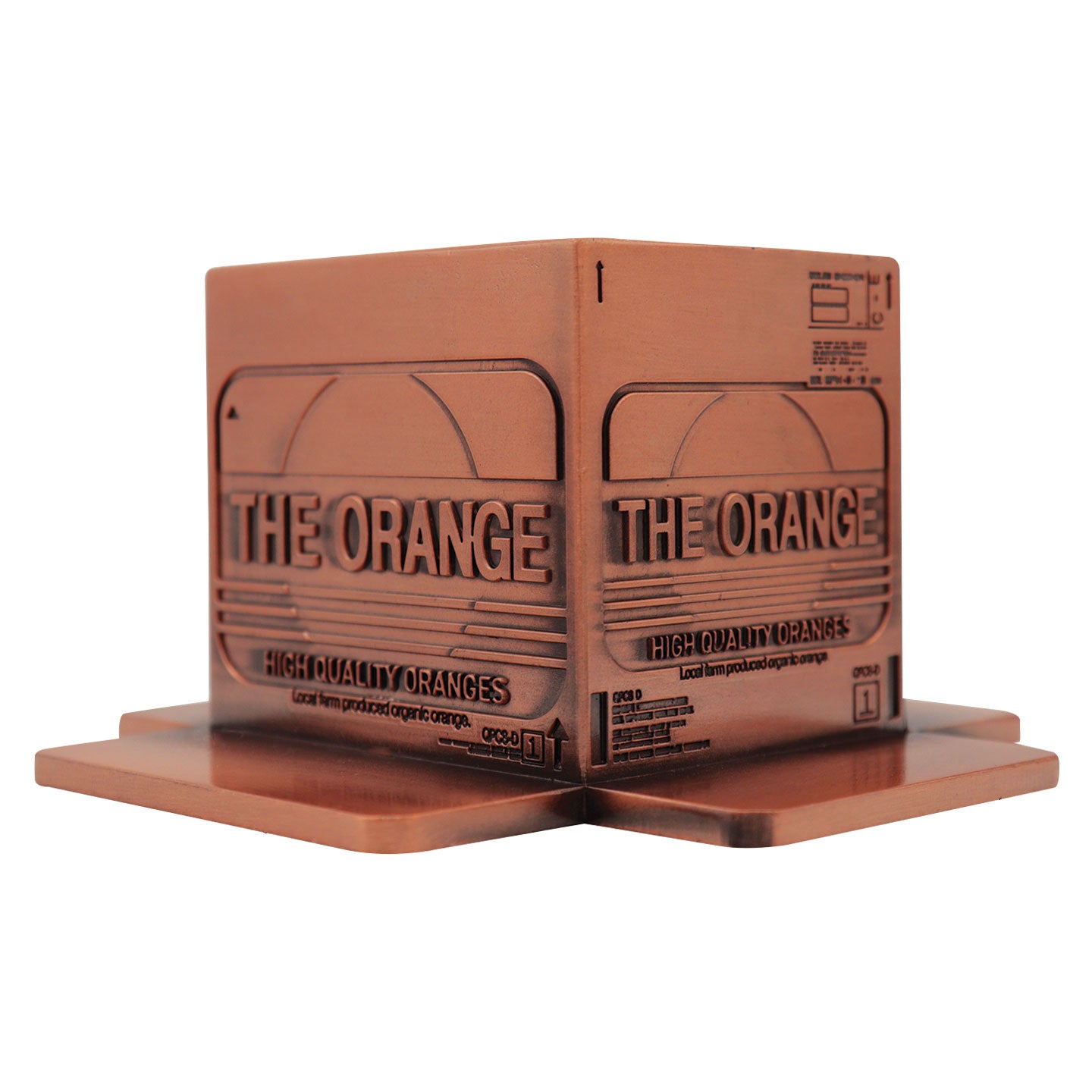 Metal Gear Solid 2 Replica Antique Gold Plated Cardboard Box