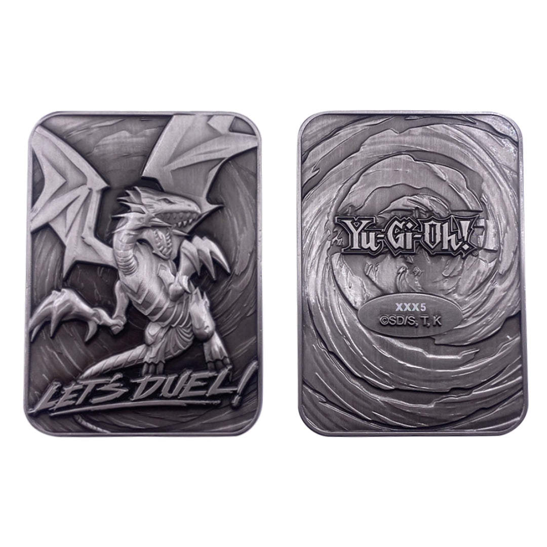 Yu-Gi-Oh! Limited Edition Blue Eyes White Dragon Metal Card Fanattik Trade Yu-Gi-Oh! Limited Edition Blue Eyes White Dragon Metal Card Fanattik Trade