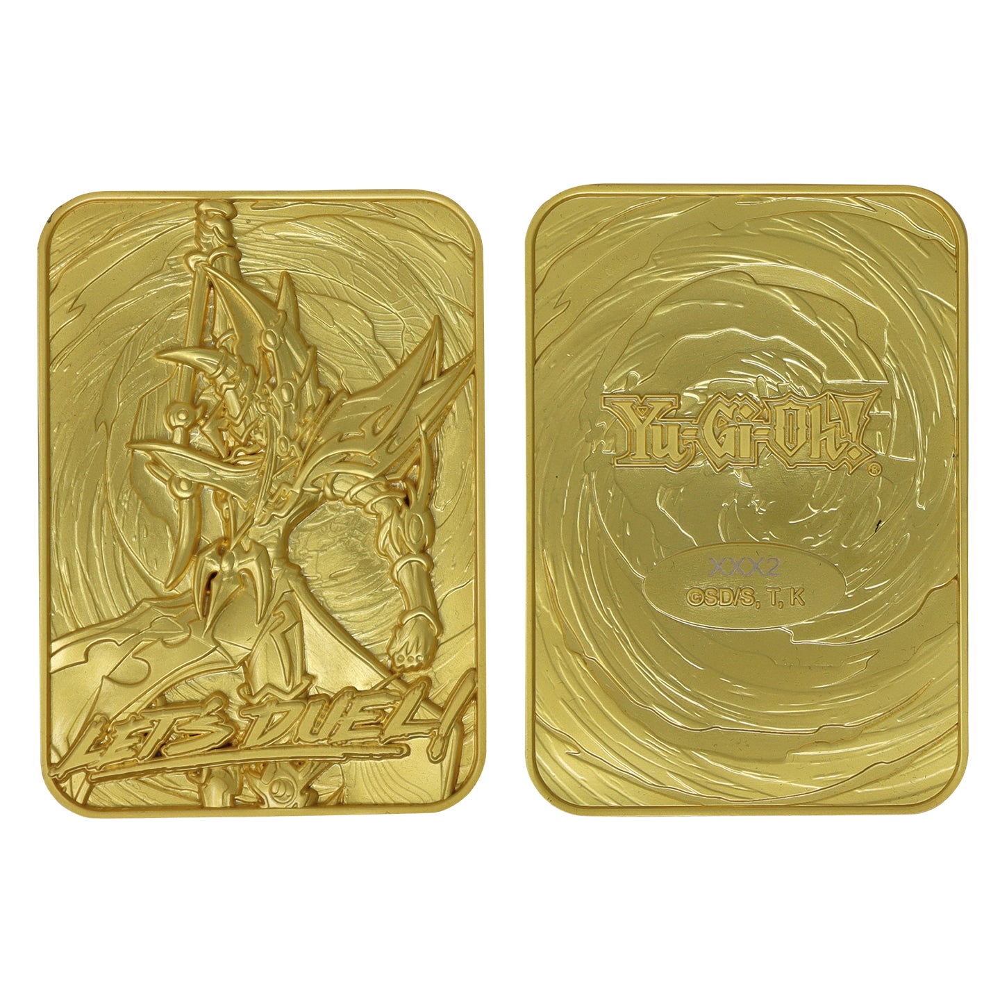 Yu-Gi-Oh! Limited Edition 24k Gold Plated Dark Paladin Metal Card Yu-Gi-Oh! Limited Edition 24k Gold Plated Dark Paladin Metal Card