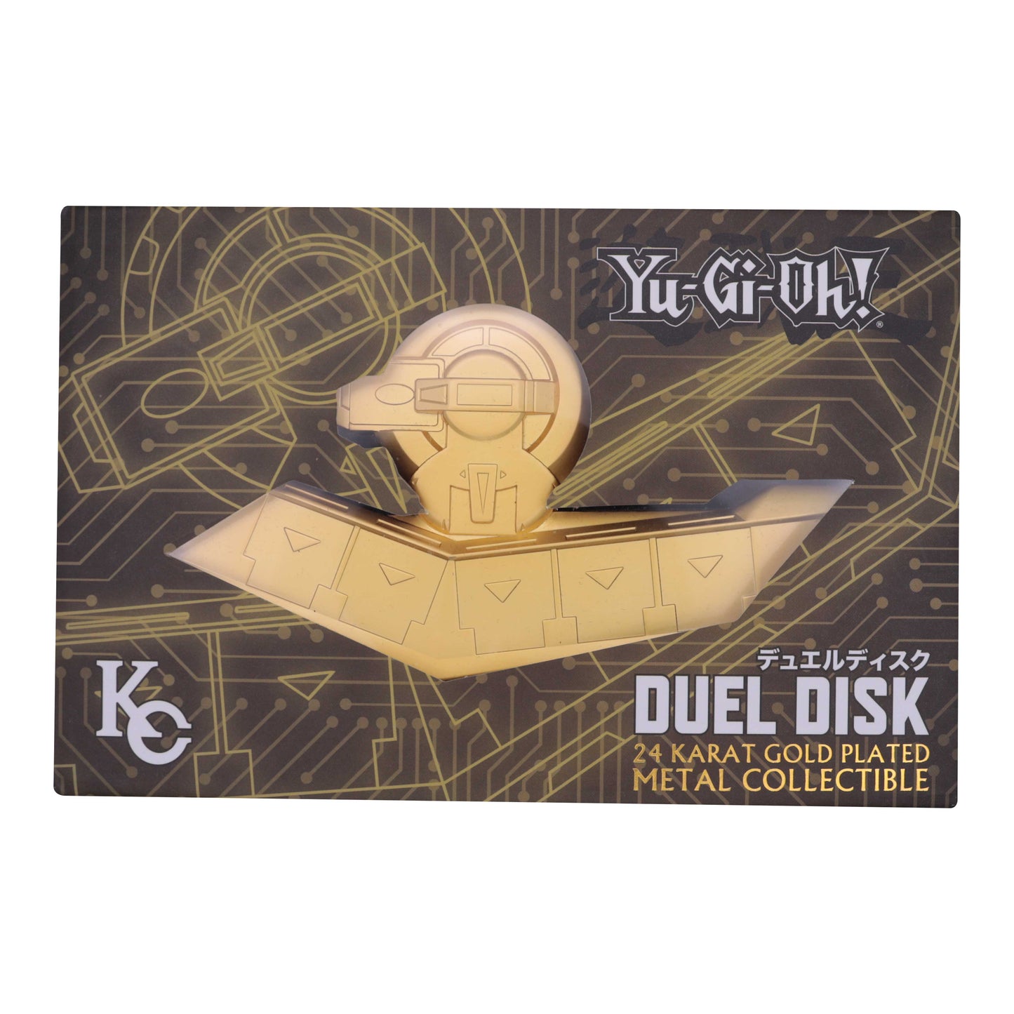 Yu-Gi-Oh! 24K Gold Plated Duel Disk Mini Replica