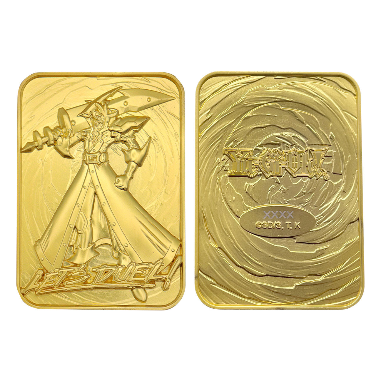Yu-Gi-Oh! Limited Edition 24k Gold Plated Silent Swordsman Metal Card – Fanattik Trade