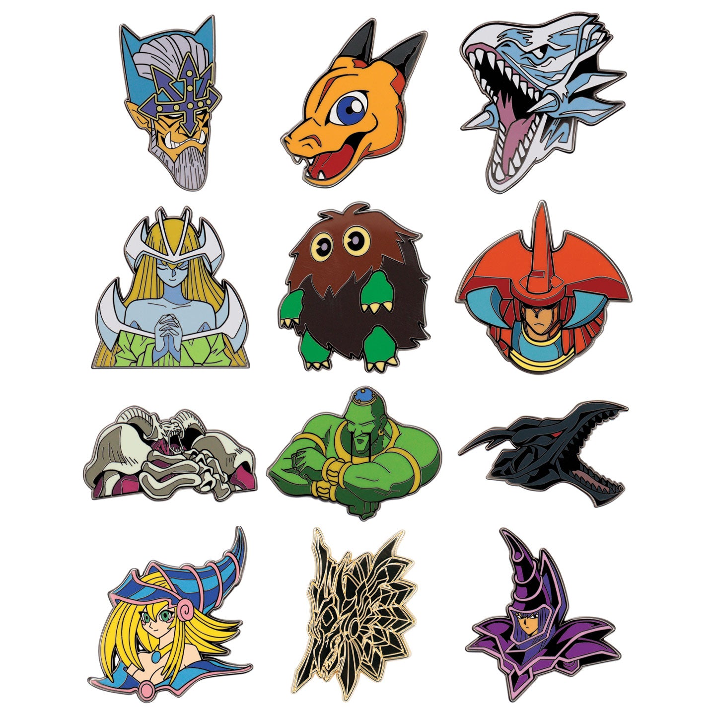 Yu-Gi-Oh! Mystery Pin Badge Volume 2 CDU Containing 12 Blind Boxes