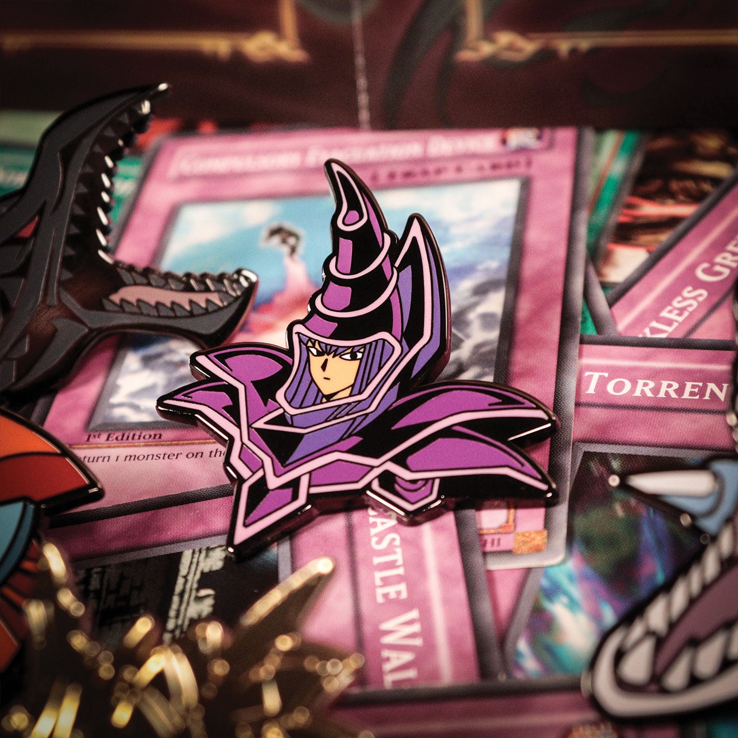 Yu-Gi-Oh! Mystery Pin Badge Volume 2 CDU Containing 12 Blind Boxes