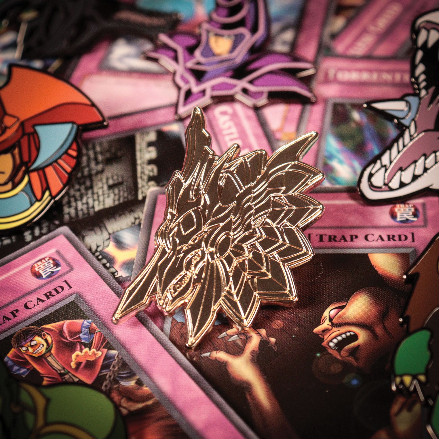 Yu-Gi-Oh! Mystery Pin Badge Volume 2 CDU Containing 12 Blind Boxes