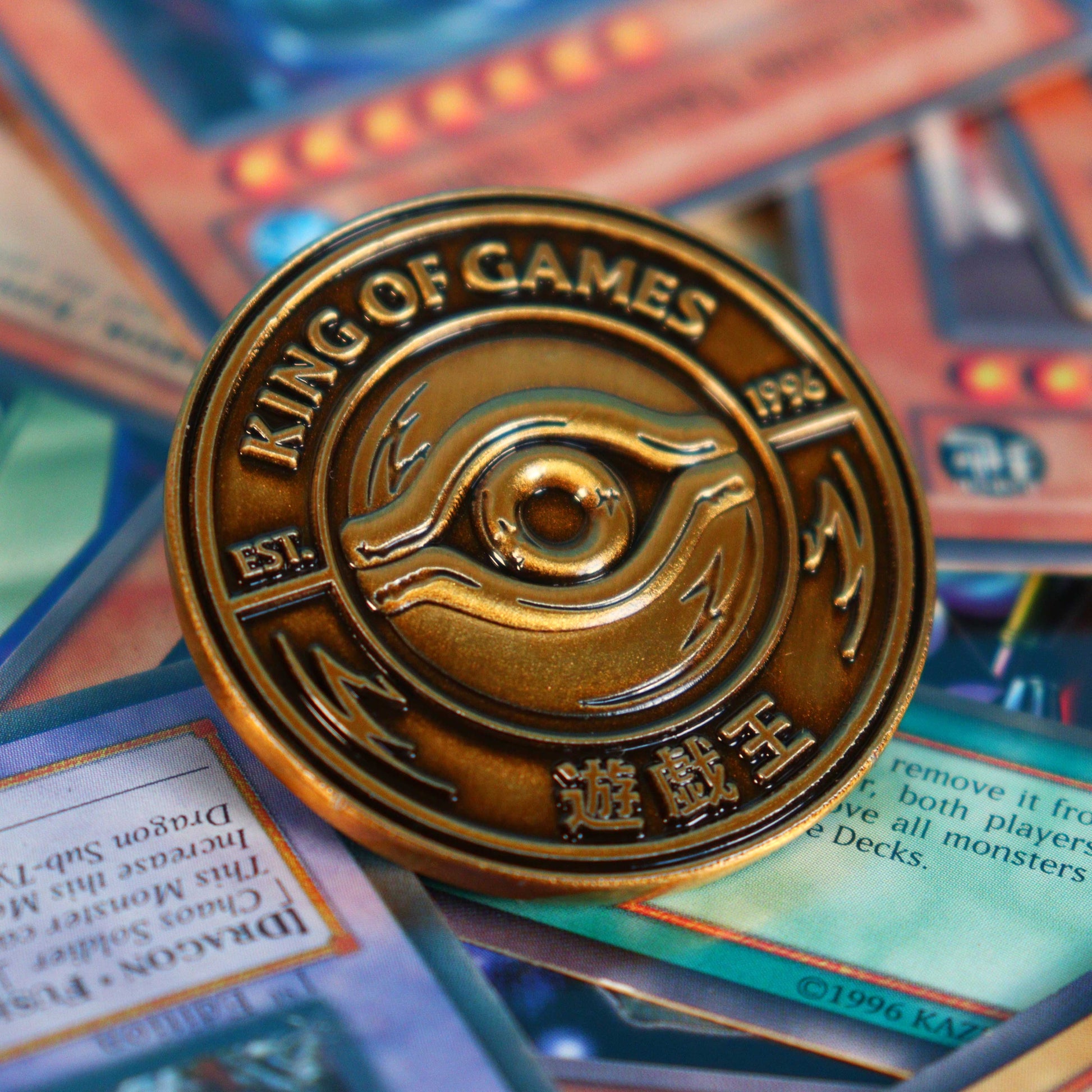 coin deck yugioh Yu-Gi-Oh! Limited Edition King of Games Collectible Coin – Fanattik Trade