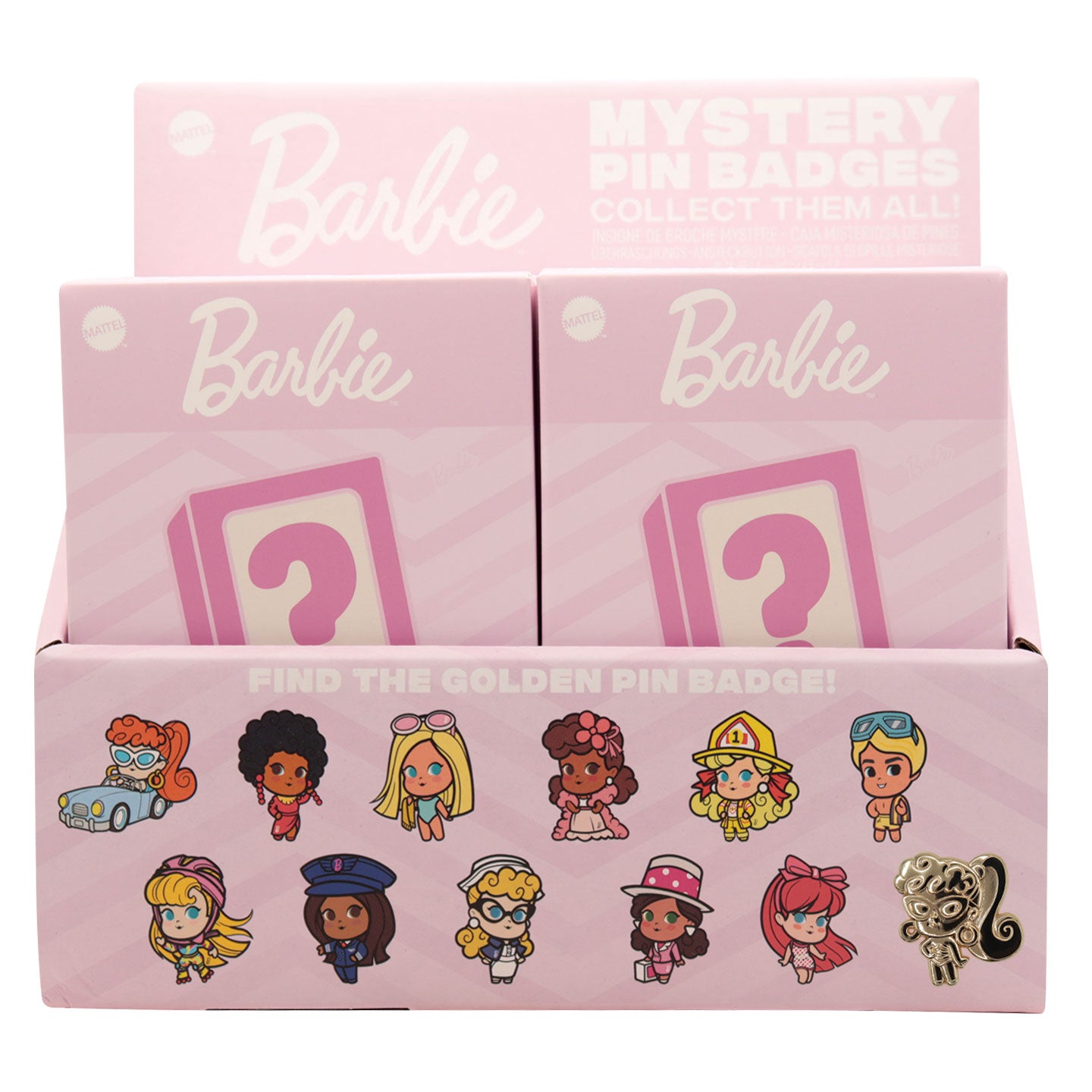 Barbie™ - Mystery Pin Badge CDU Containing 12 Blind Boxes