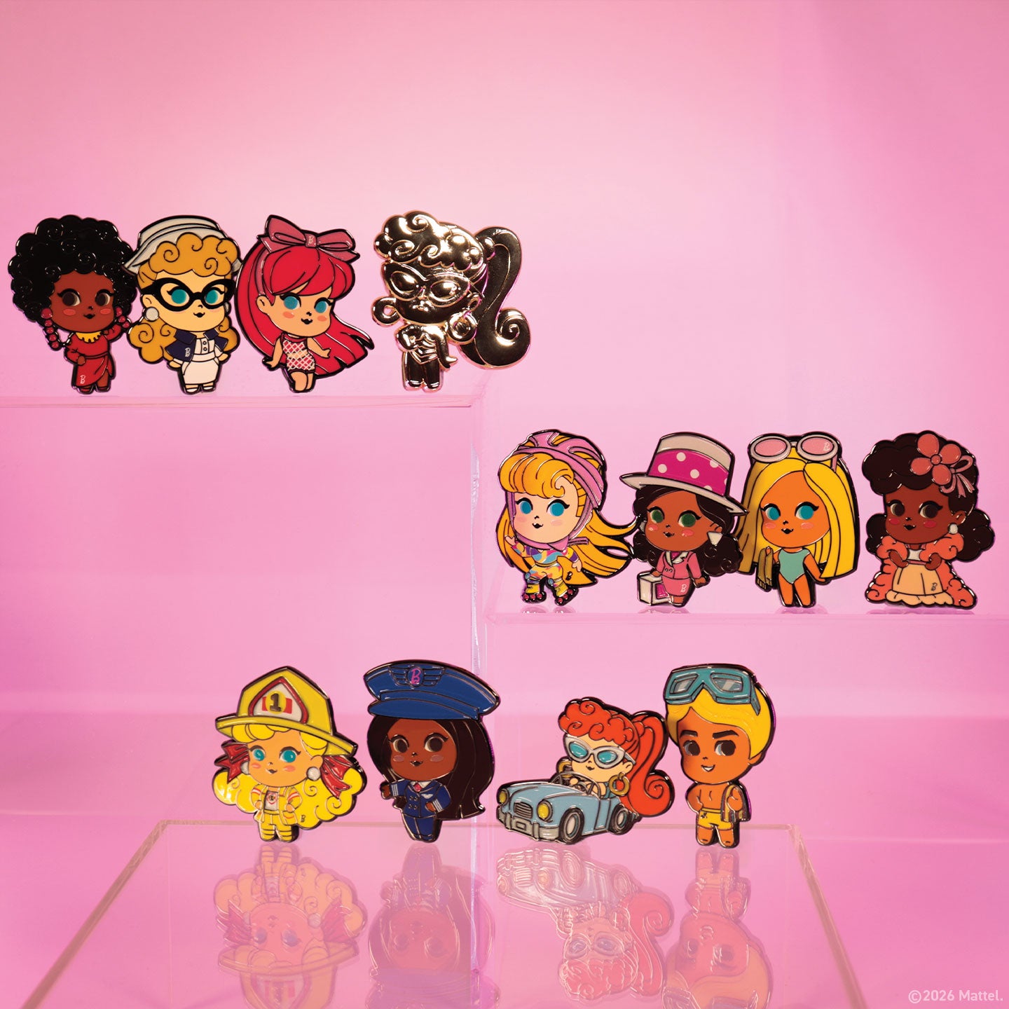 Barbie™ - Mystery Pin Badge CDU Containing 12 Blind Boxes