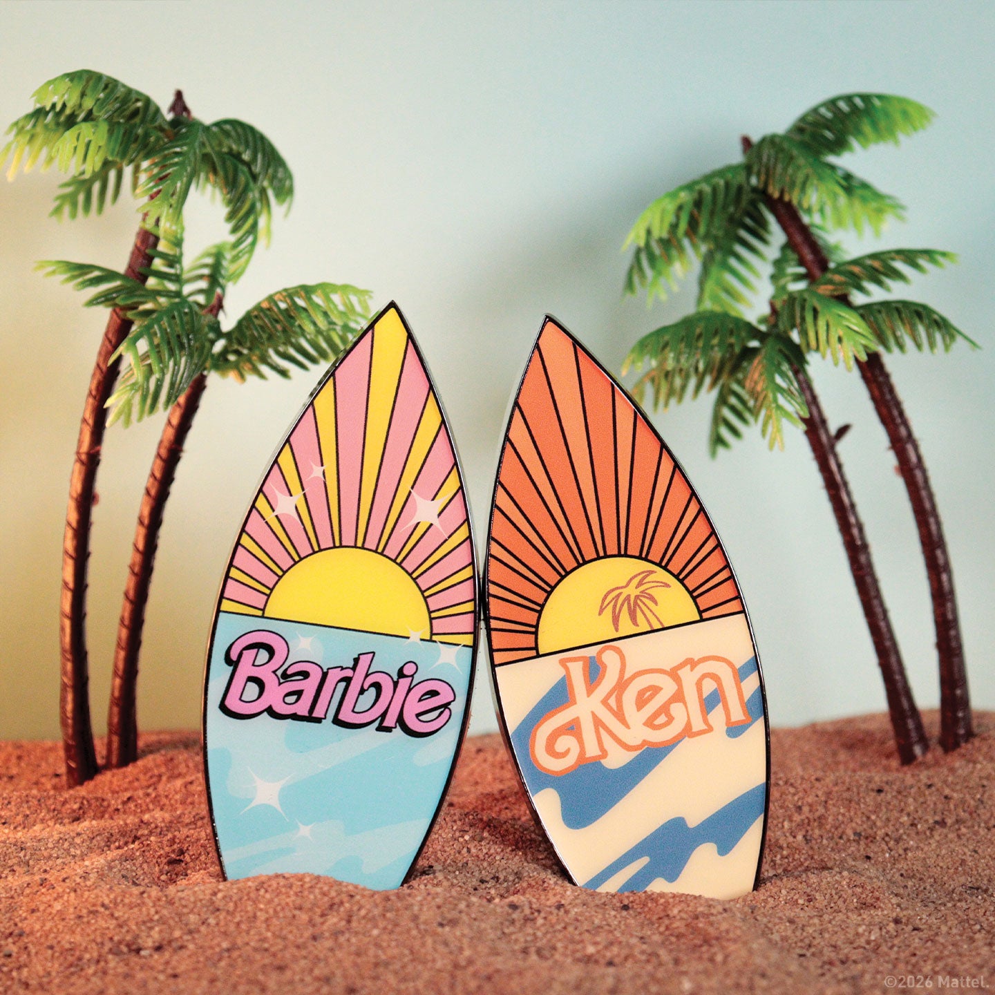 Barbie™ - Ken™ Surfboard Magnetic Bottle Opener