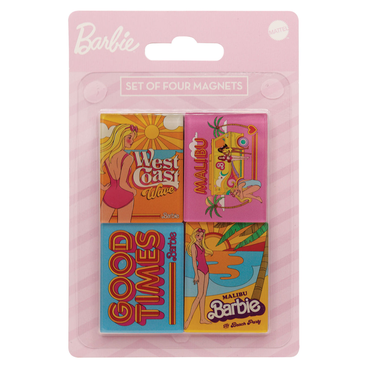 Barbie™ - Malibu Barbie Set of Four Magnets