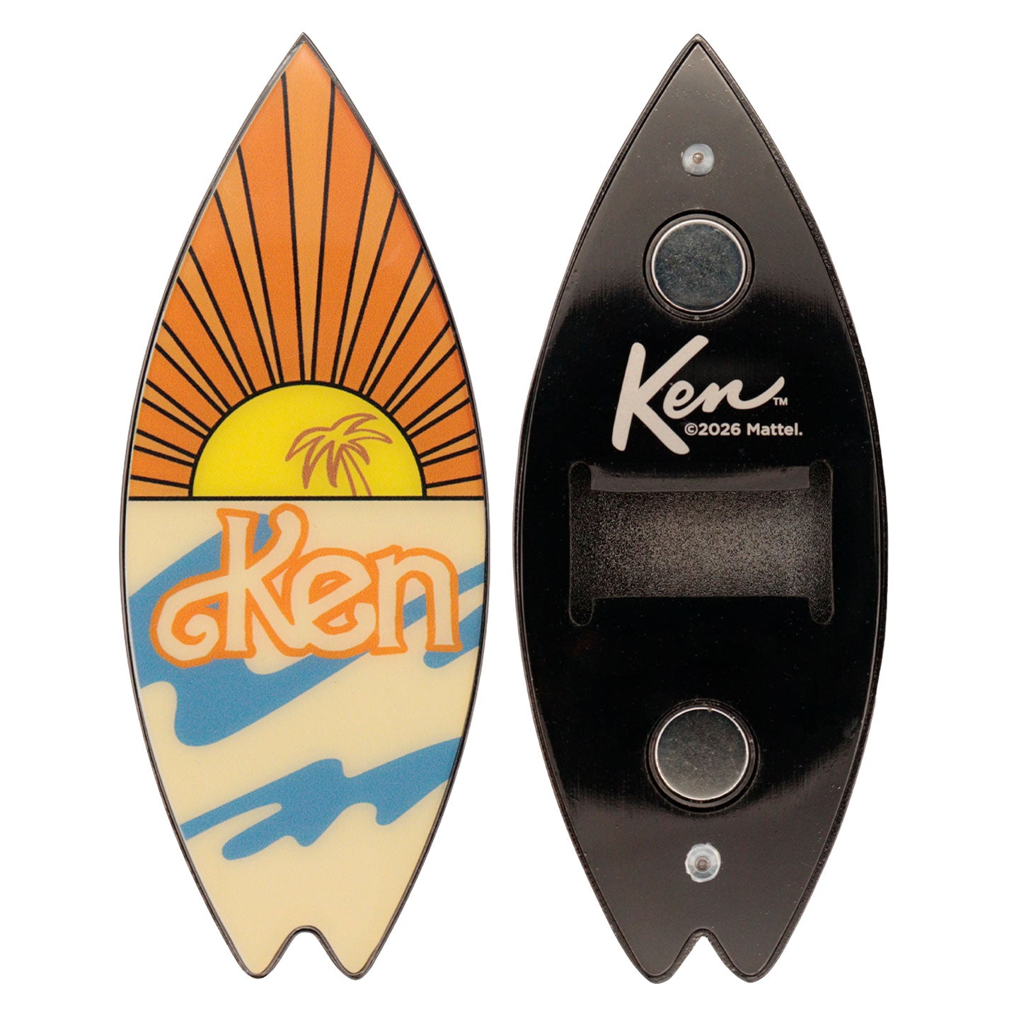 Barbie™ - Ken™ Surfboard Magnetic Bottle Opener