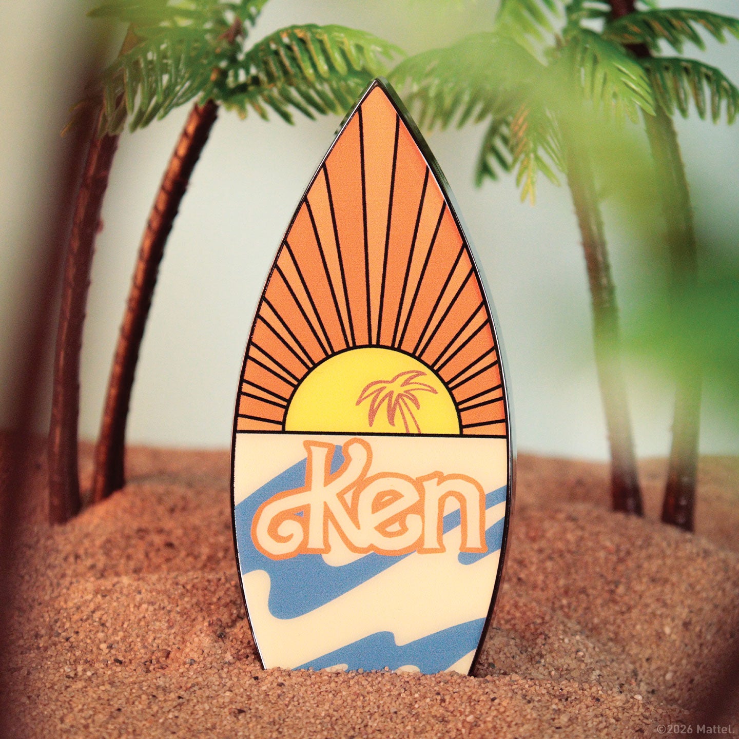 Barbie™ - Ken™ Surfboard Magnetic Bottle Opener