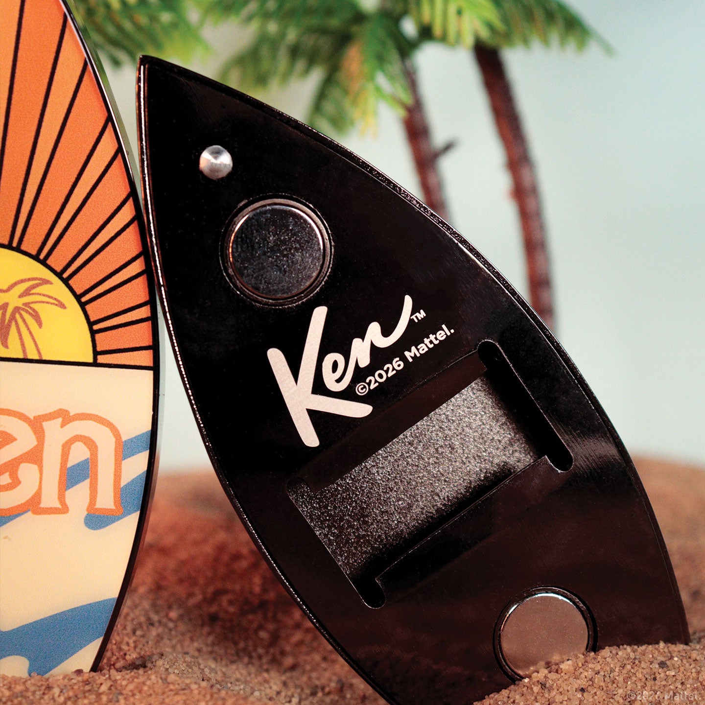 Barbie™ - Ken™ Surfboard Magnetic Bottle Opener