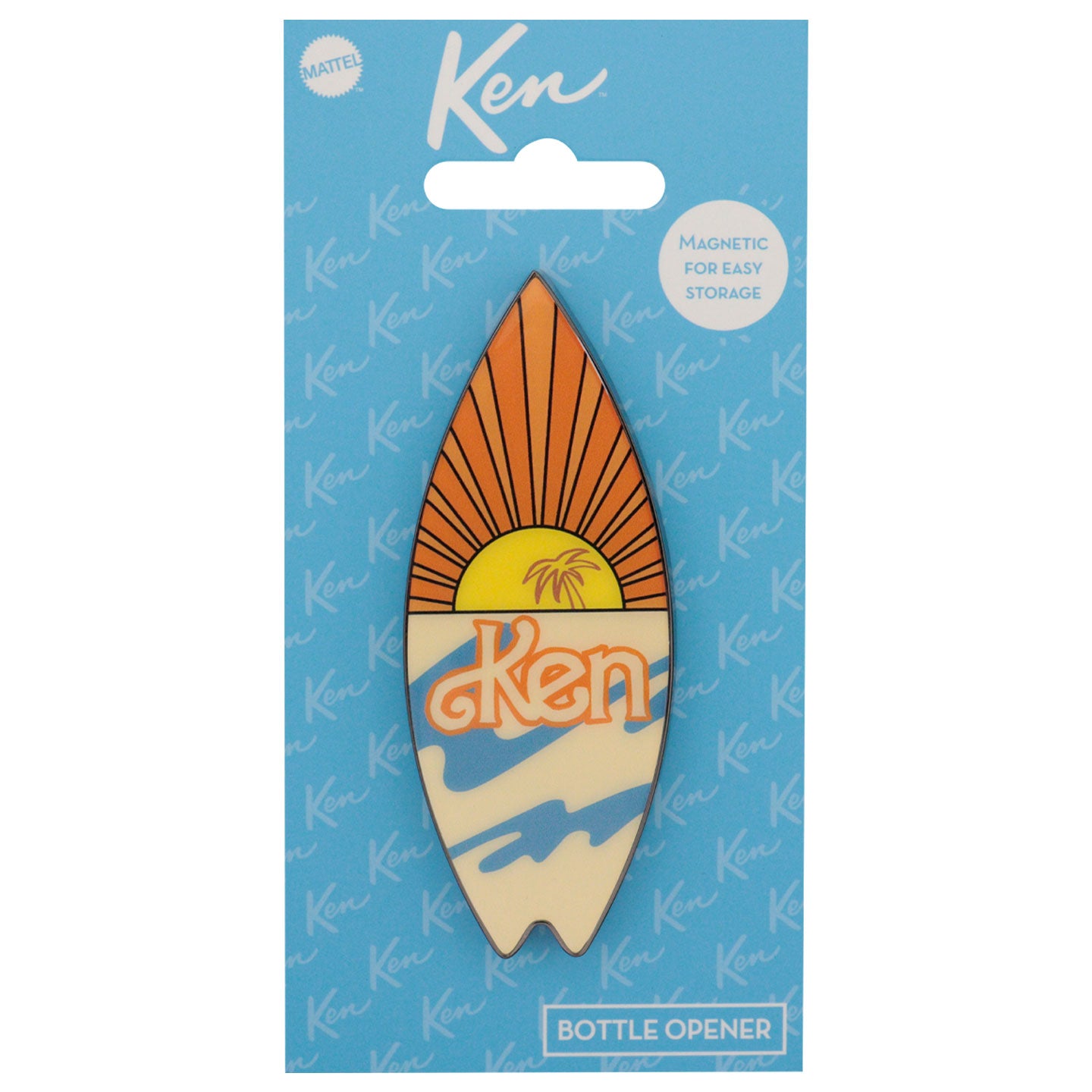 Barbie™ - Ken™ Surfboard Magnetic Bottle Opener
