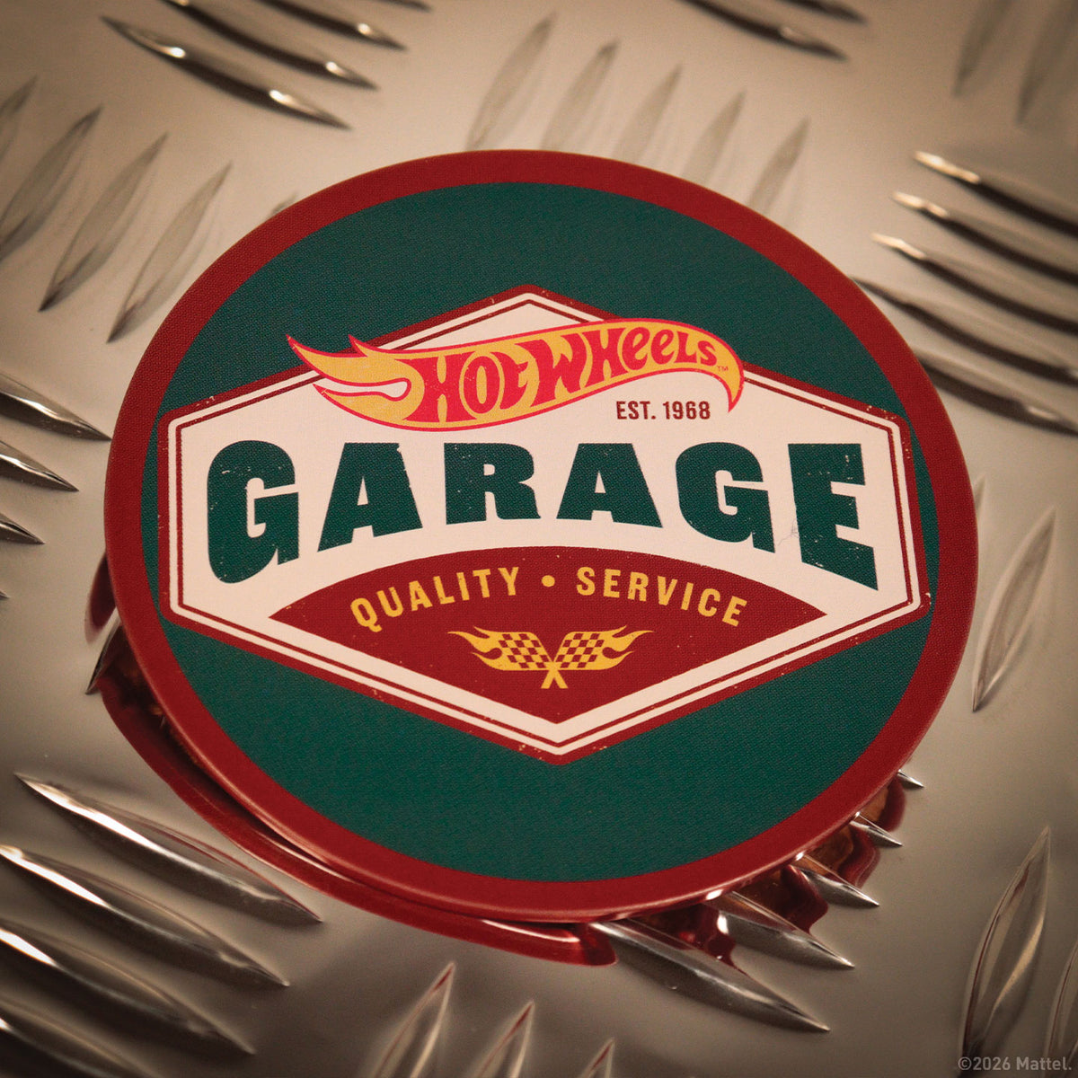 Hot Wheels™ - Set of Four Printed Metal Coasters
