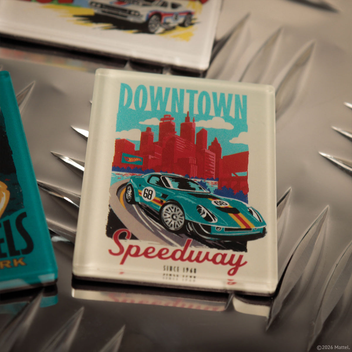 Hot Wheels™ - Set of Four Location Magnets