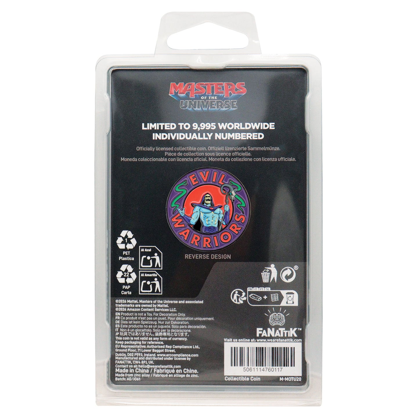 Masters of the Universe® 2026 - Limited Edition He-Man & Skeletor Coin