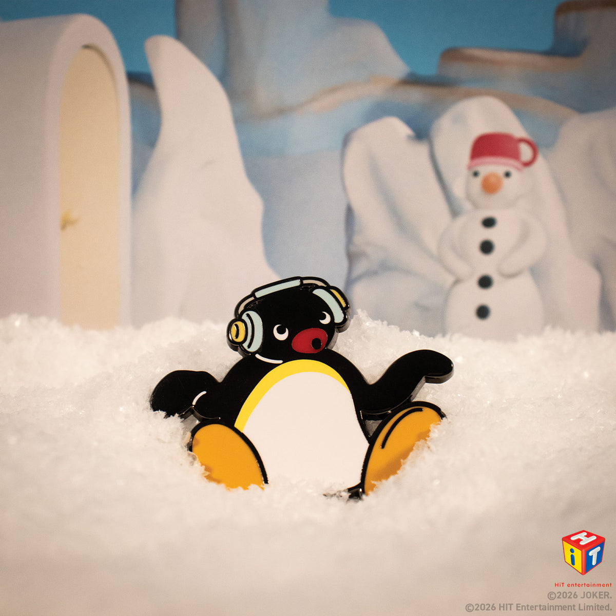Pingu™ - Limited Edition Headphones Pin Badge