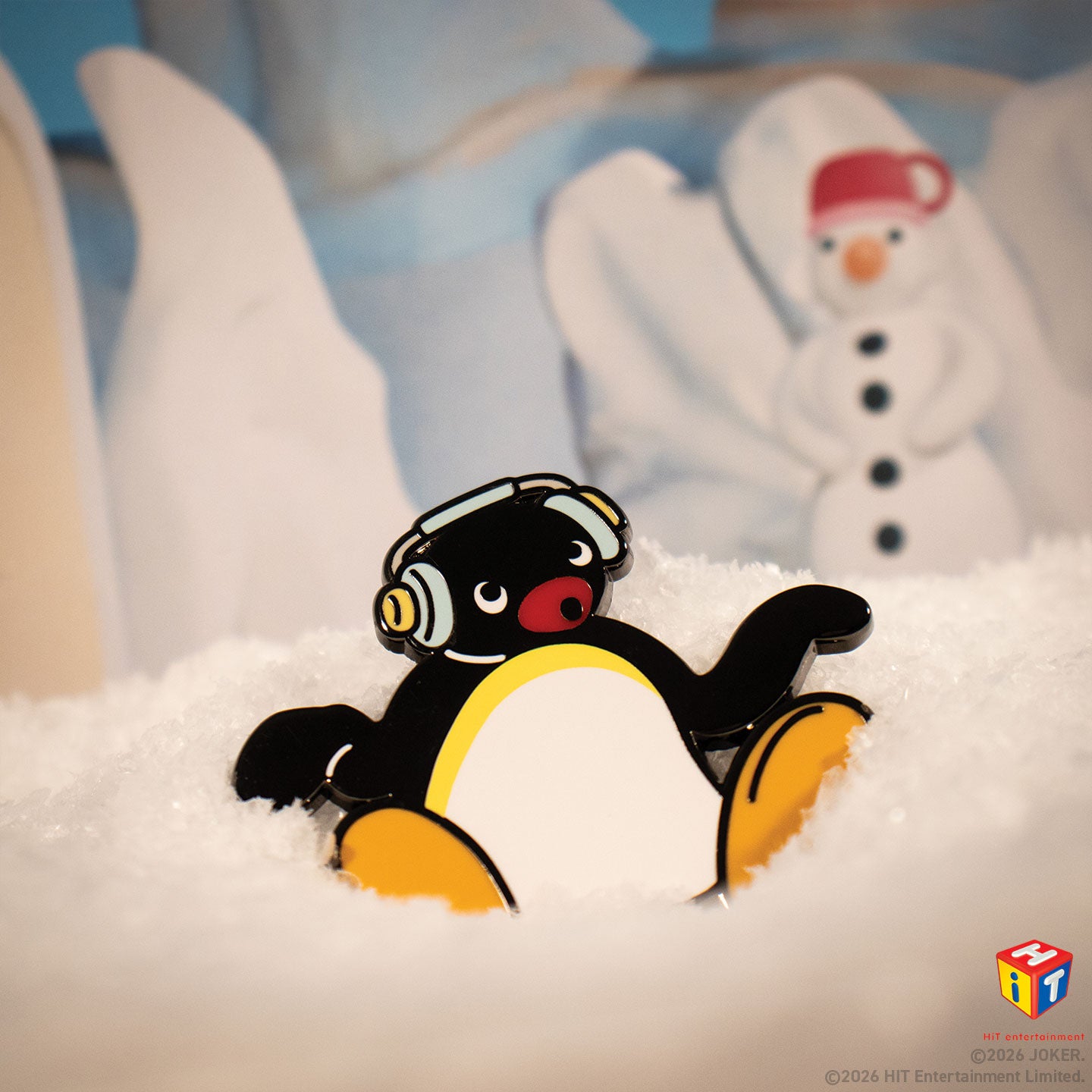 Pingu™ - Limited Edition Headphones Pin Badge