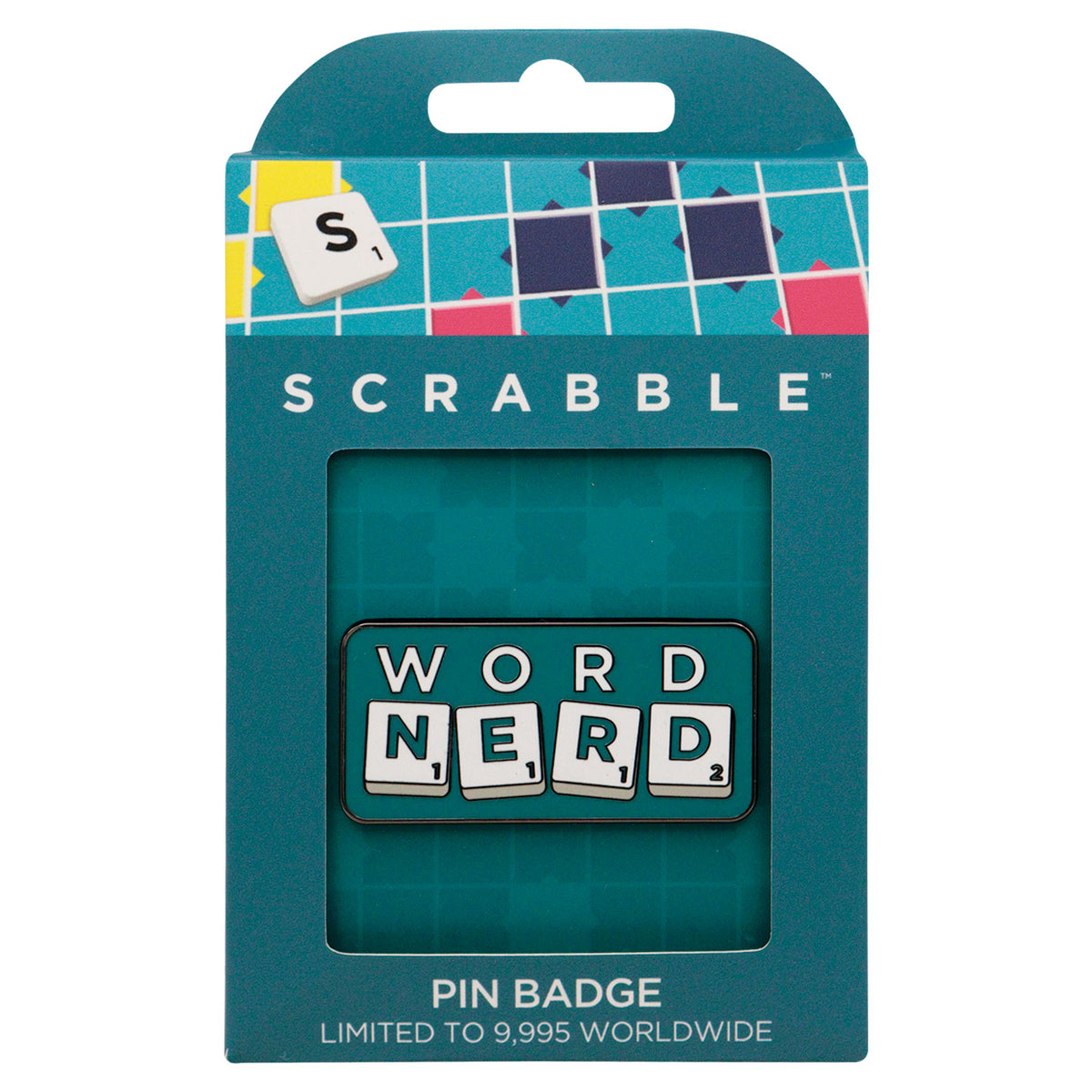 Scrabble™ - Limited Edition WORD NERD Pin Badge