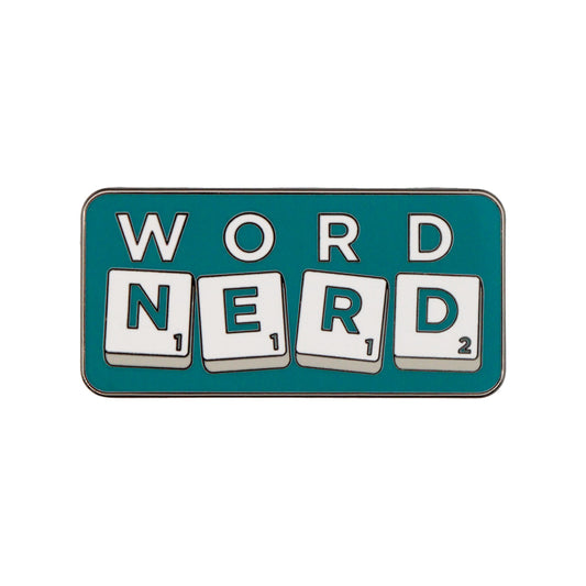 Scrabble™ - Limited Edition WORD NERD Pin Badge