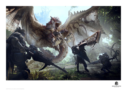 Monster Hunter Art Print