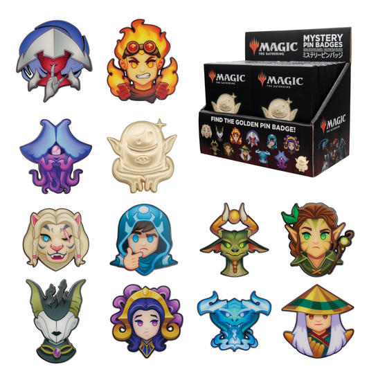 Magic: The Gathering Mystery Pins CDU of x12 Blind Boxes