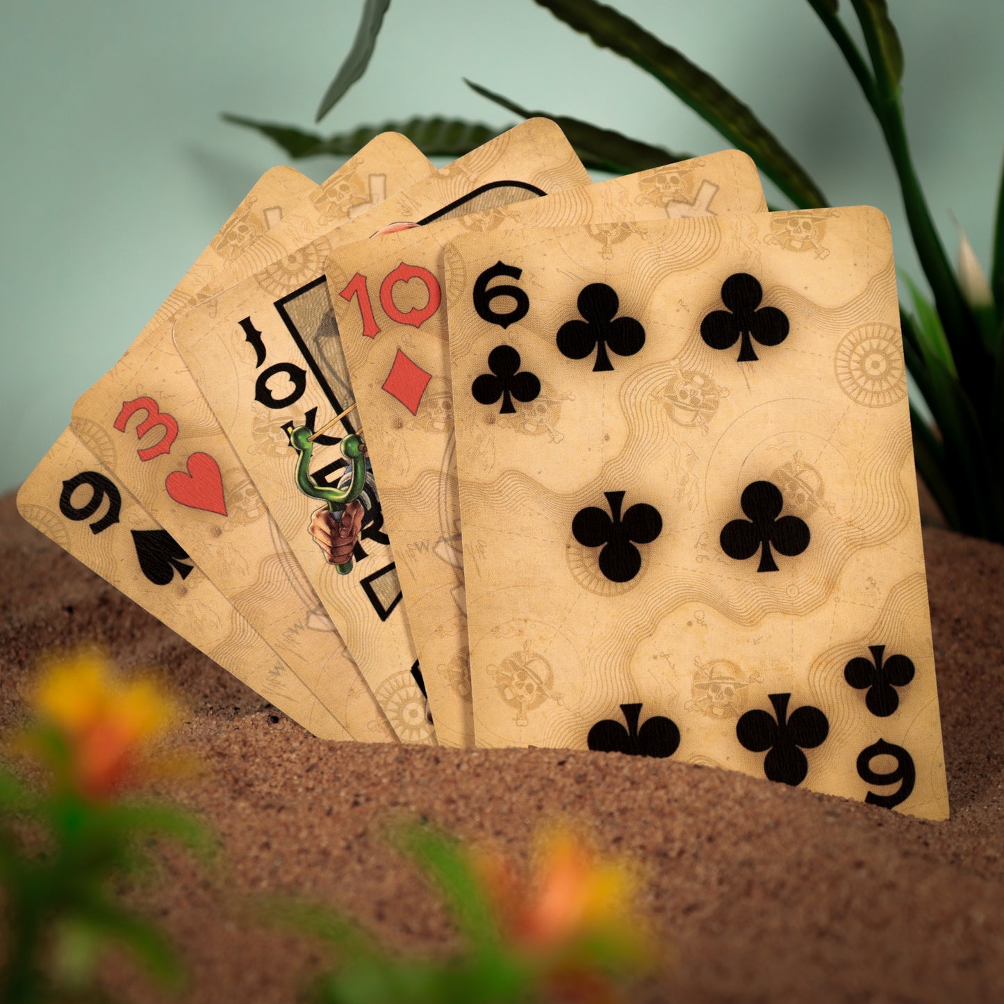 One Piece Playing Cards CDU Containing 12 Packs