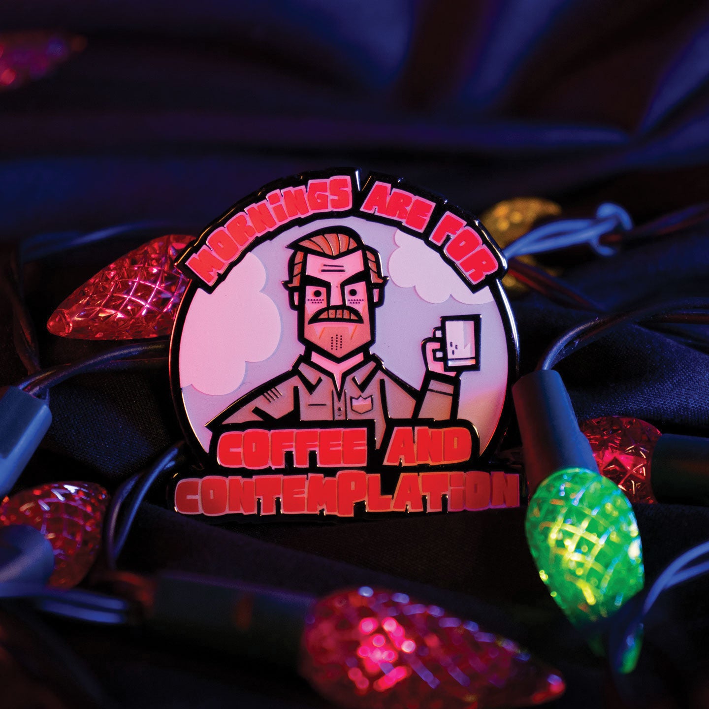 Stranger Things Hopper Pin Badge