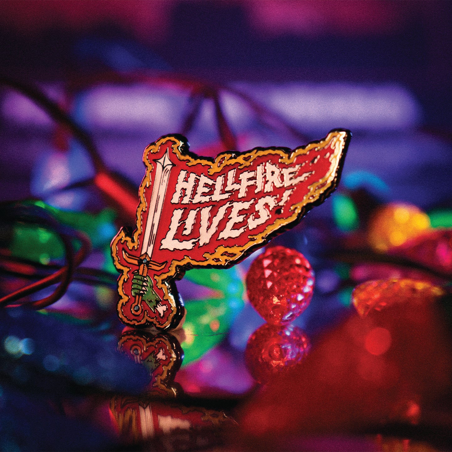 Stranger Things Hellfire Lives Limited Edition Pin Badge