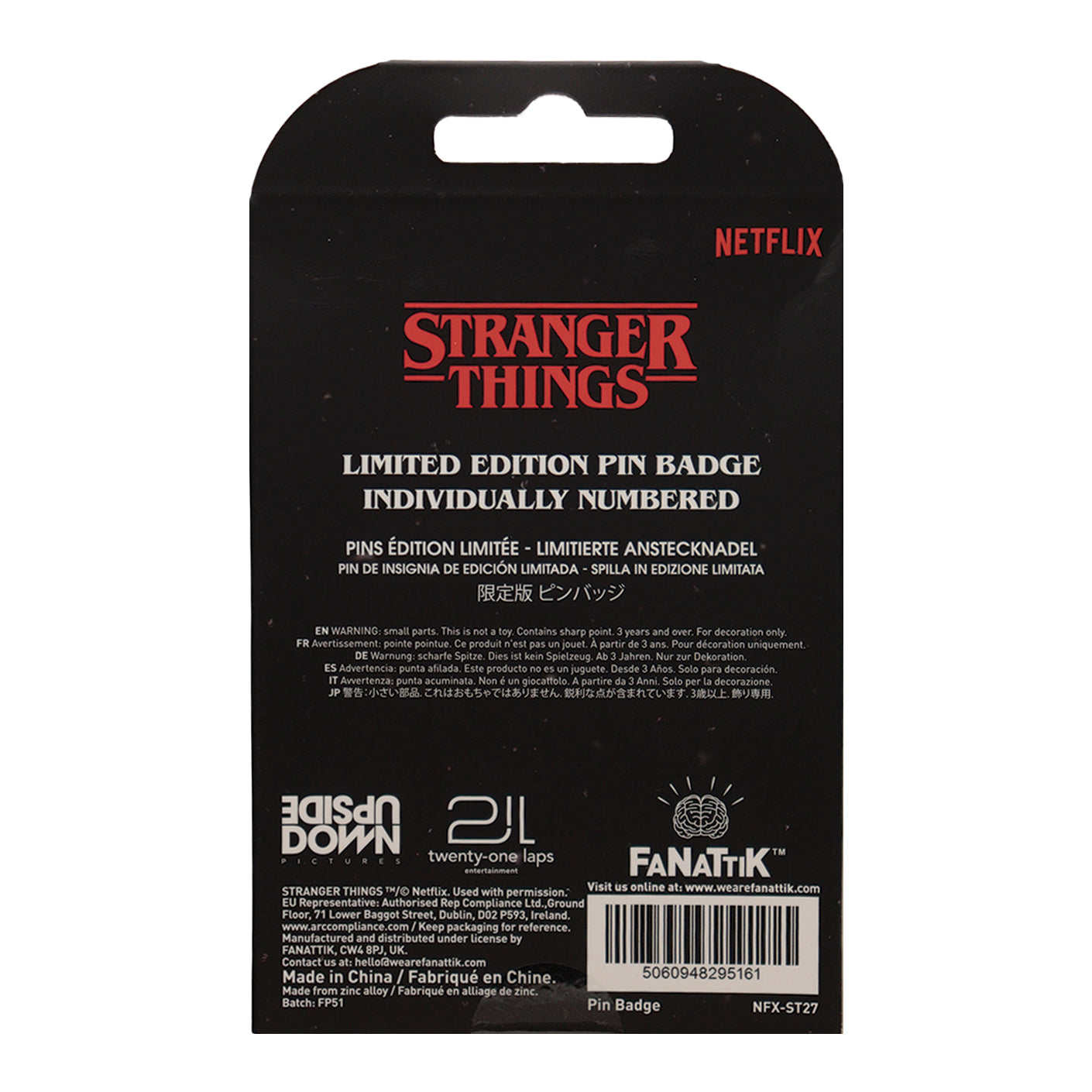 Stranger Things The Squawk Limited Edition Pin Badge