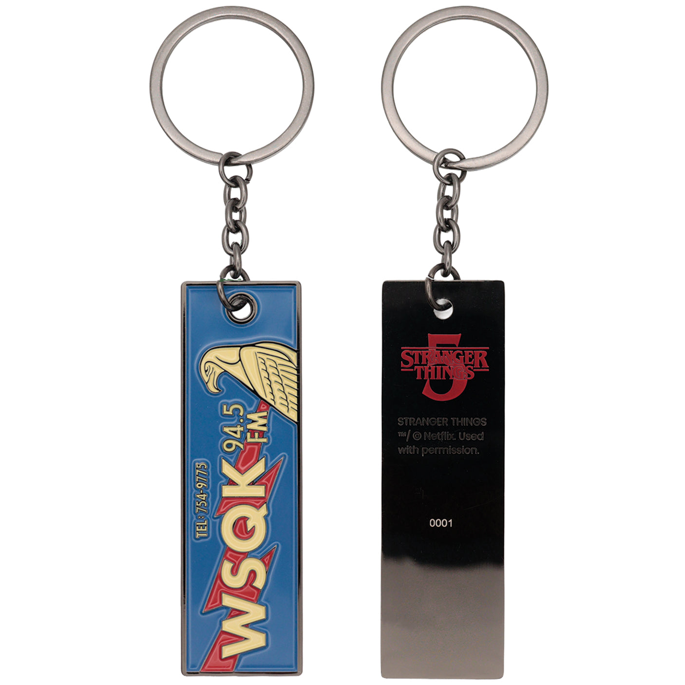 Stranger Things The Squawk WSQK Keyring