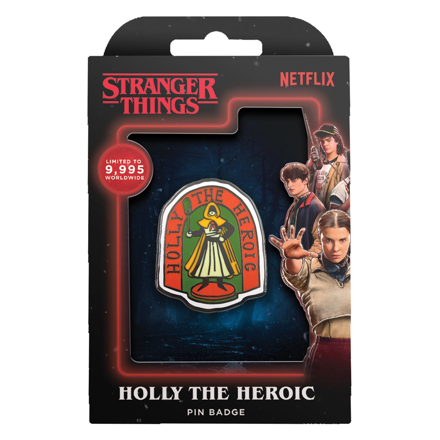Stranger Things – Limited Edition Holly The Heroic Pin Badge