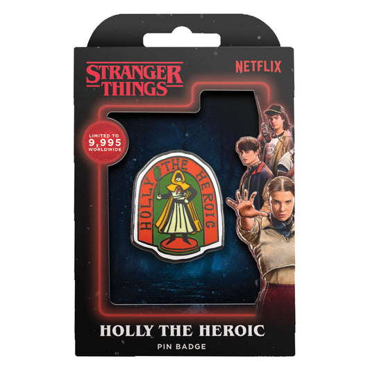 Stranger Things – Limited Edition Holly The Heroic Pin Badge