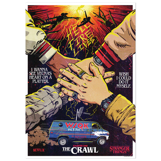Stranger Things 5 - 'The Crawl' Art Print