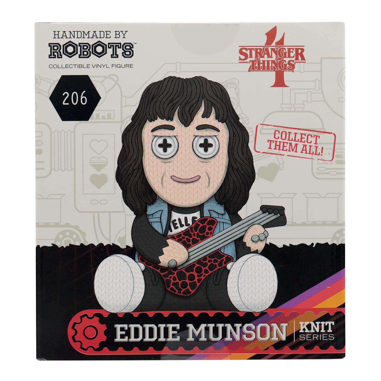 Stranger Things Eddie Munson Vinyl Figure from Handmade by Robots