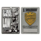 2000 AD Judge Dredd Comic Book Cover Ingot